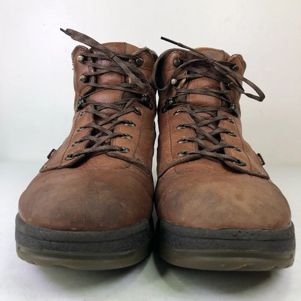 Timberland Pro Brown Leather Lace Up Boots Size 13M
